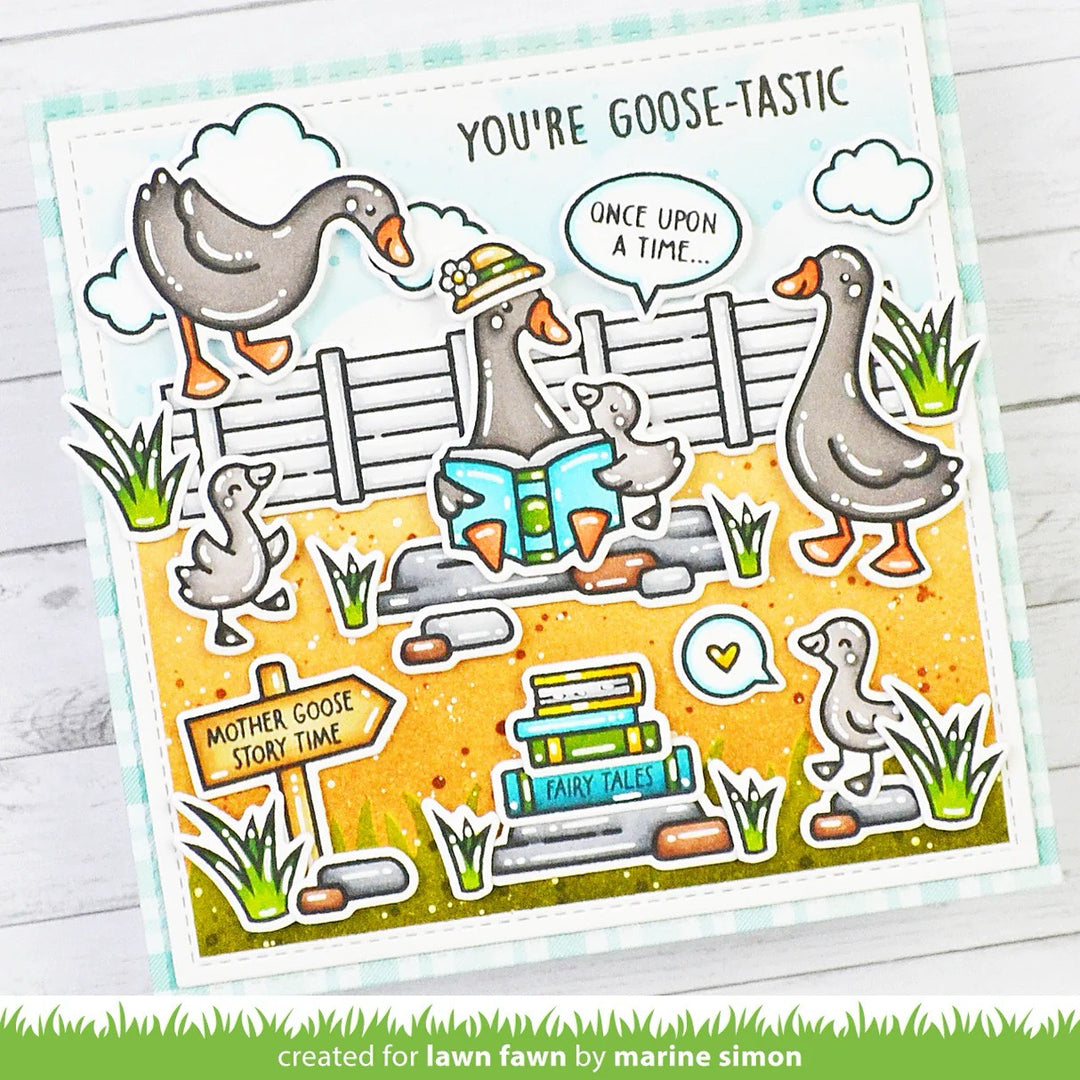 Lawn Fawn - LF3847 - Silly Goose! Sentiment Add-On Stamp Set