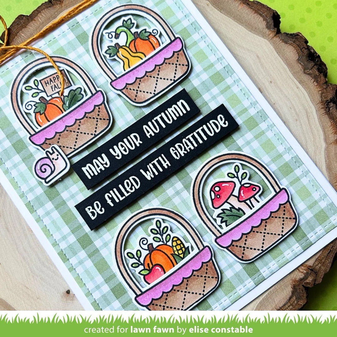 Lawn Fawn - LF3861 - Henry'S Build-A-Sentiment: Fall Stamp Set