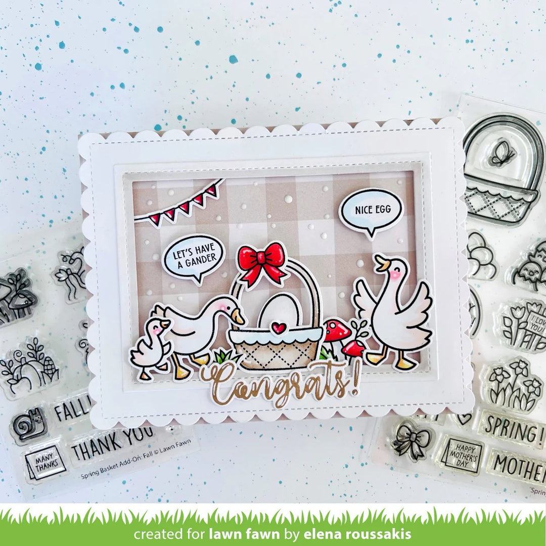Lawn Fawn - LF3844 - Silly Goose! Stamp Set