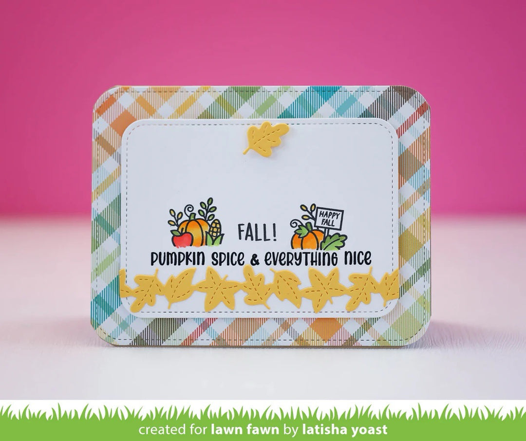 Lawn Fawn - LF3851 - Spring Basket Add-On: Fall Stamp Set
