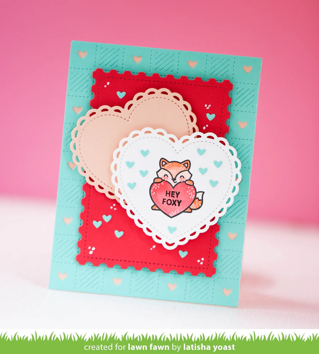 Lawn Fawn - LF3964  - Postage Rectangle Stackables Dies