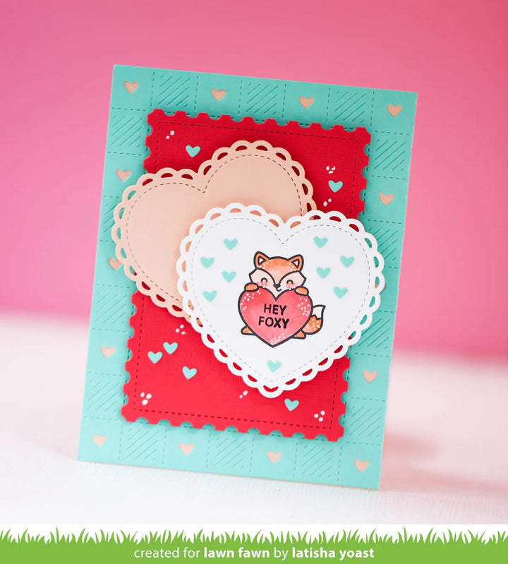 Lawn Fawn - LF3964  - Postage Rectangle Stackables Dies