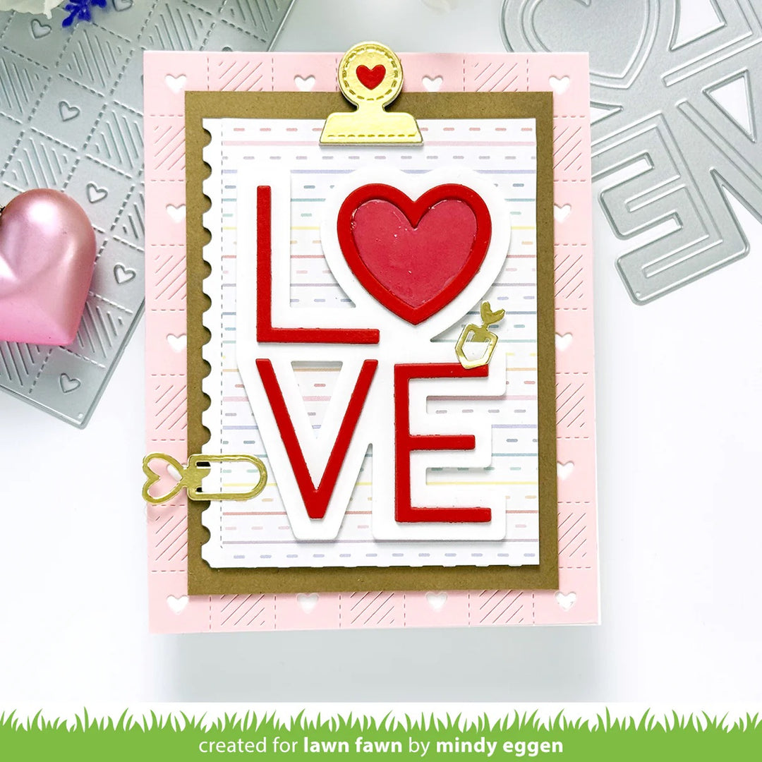 Lawn Fawn - LF3959  - Paper Clips Dies