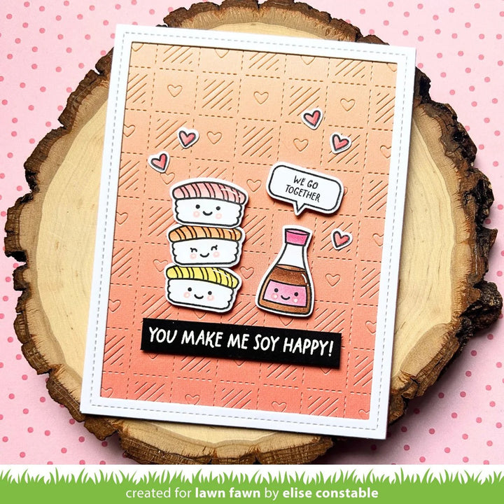 Lawn Fawn - LF3955  - Soy Happy Lawn Cuts