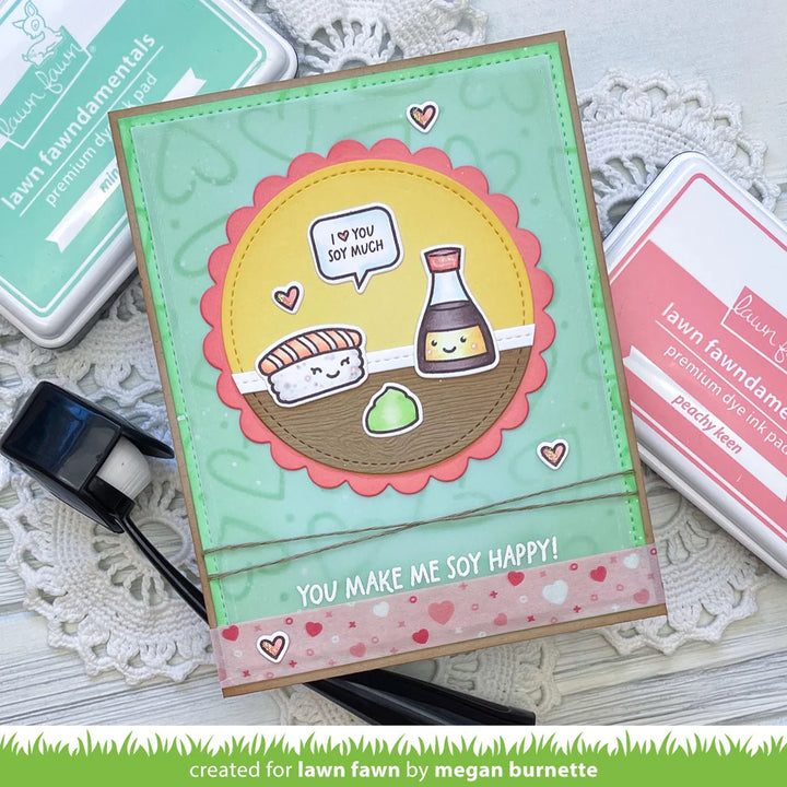 Lawn Fawn - LF3954  - Soy Happy Stamp Set