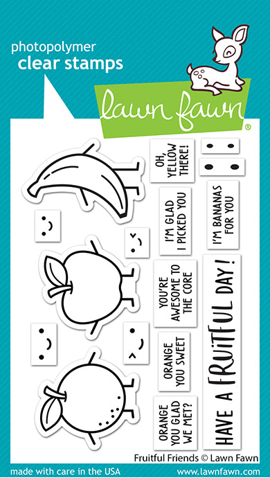 Lawn Fawn - LF3429 - Fruitful Friends Stamp Set