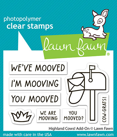 Lawn Fawn - LF4119 - Highland Cows! Add-On Stamp Set