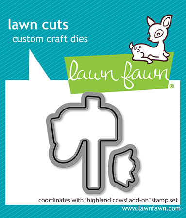 Lawn Fawn - LF4120 - Highland Cows! Add-On Lawn Cuts