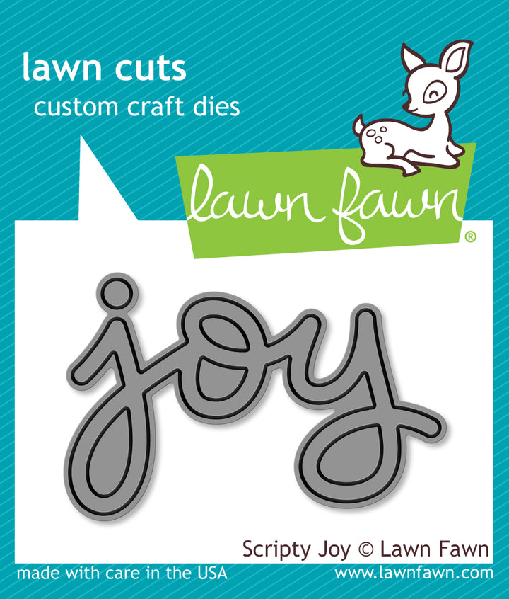 Lawn Fawn - LF0774 - Scripty Joy - Lawn Cuts