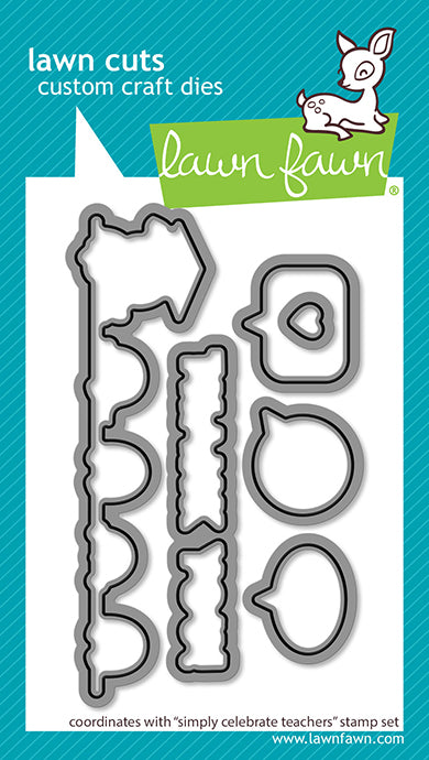 Lawn Fawn - LF3741 - Simply Celebrate Teachers Lawn Cuts in packaging