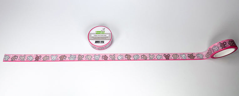 Lawn Fawn - LF3941 - Happy Mice Washi Tape