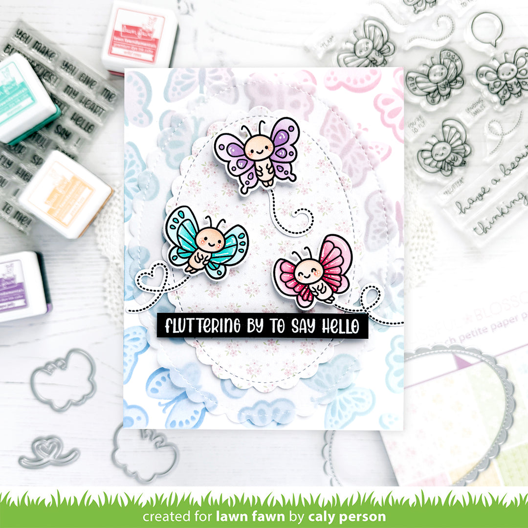Lawn Fawn - LF4024 - I Like Big Butterflies Stamp Set