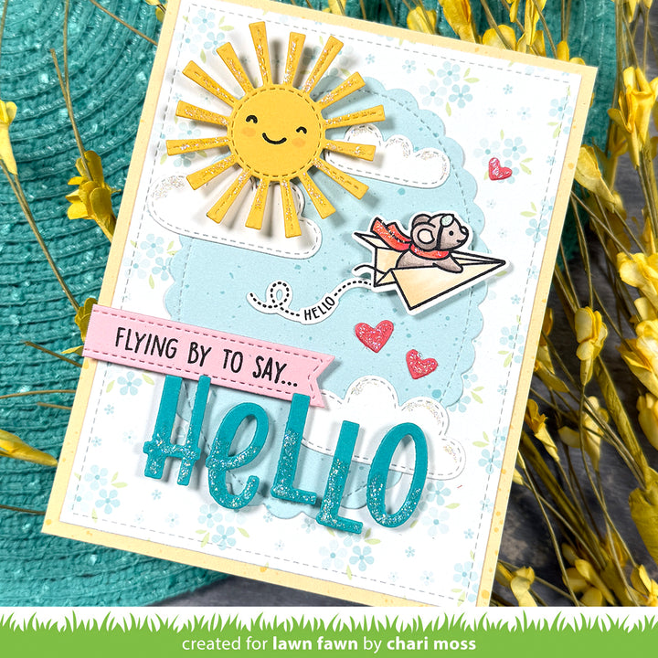 Lawn Fawn - LF4040 - Have A Mice Flight Stamp Set