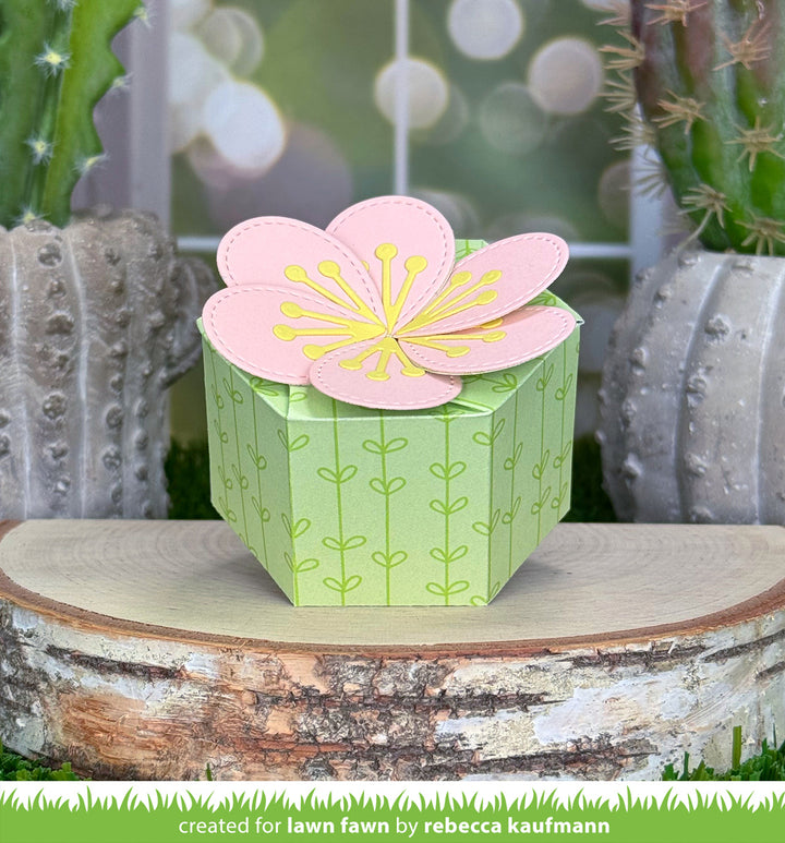 Lawn Fawn - LF4044 - Flower Treat Box