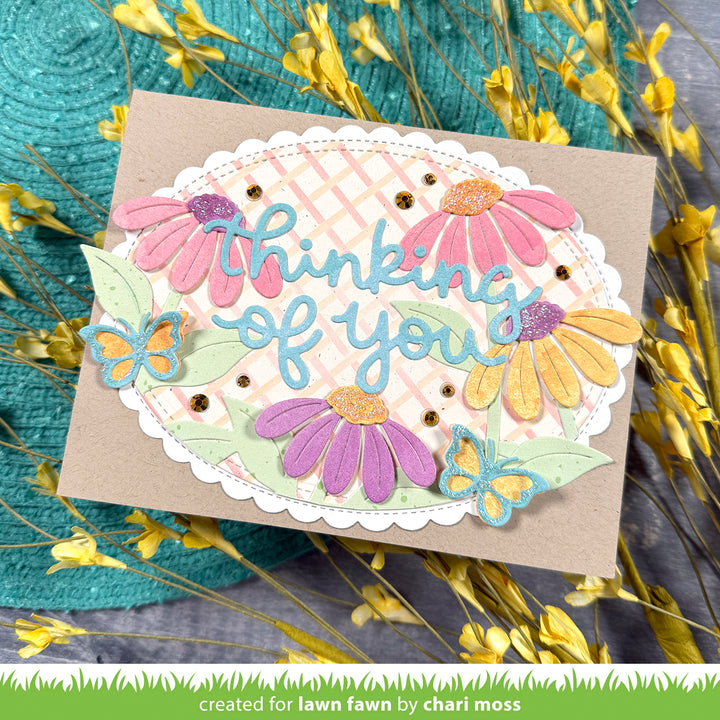 Lawn Fawn - LF4050 - Stitched Scalloped Oval Stackables