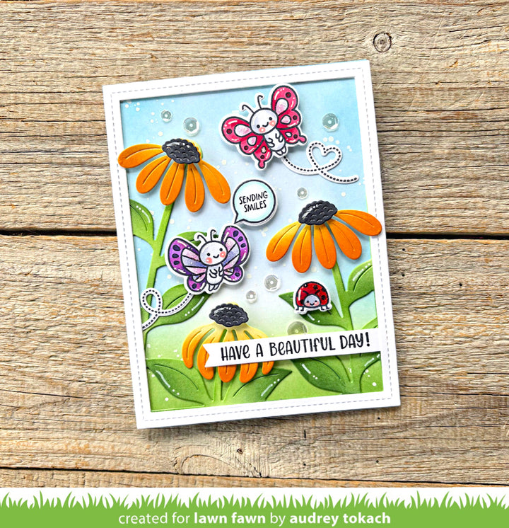 Lawn Fawn - LF4051 - Big Blossom Backdrop: Portrait