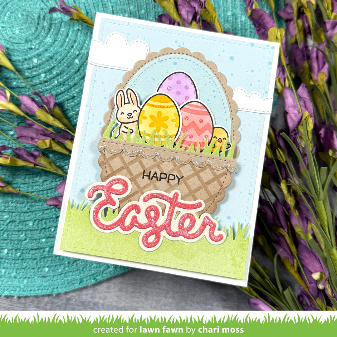 Lawn Fawn - LF4054 - Basket Weave Stencils