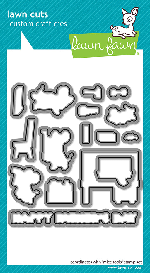 Lawn Fawn - LF4066 - Mice Tools Lawn Cuts in packaging