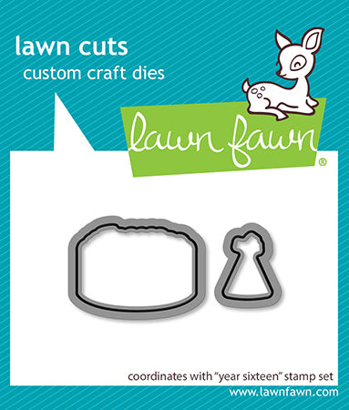 Lawn Fawn - LF4085 - Year Sixteen Lawn Cuts in packaging