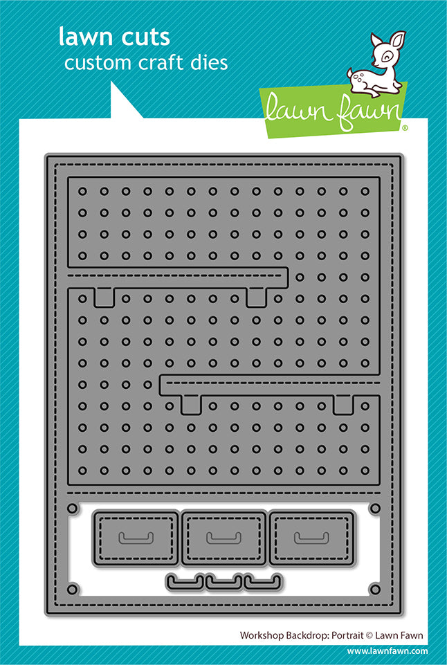 Lawn Fawn - LF4095 - Workshop Backdrop: Portrait in packaging