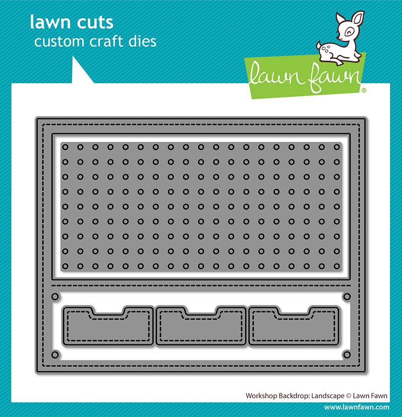 Lawn Fawn - LF4096 - Workshop Backdrop: Landscape in packaging