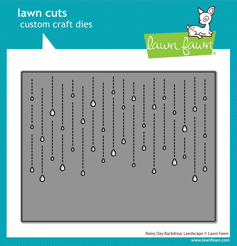 Lawn Fawn - LF4098 - Rainy Day Backdrop: Landscape in packaging