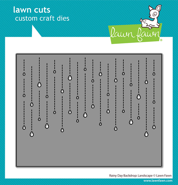 Lawn Fawn - LF4098 - Rainy Day Backdrop: Landscape in packaging