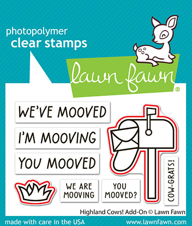 Lawn Fawn - LF4120 - Highland Cows! Add-On Lawn Cuts