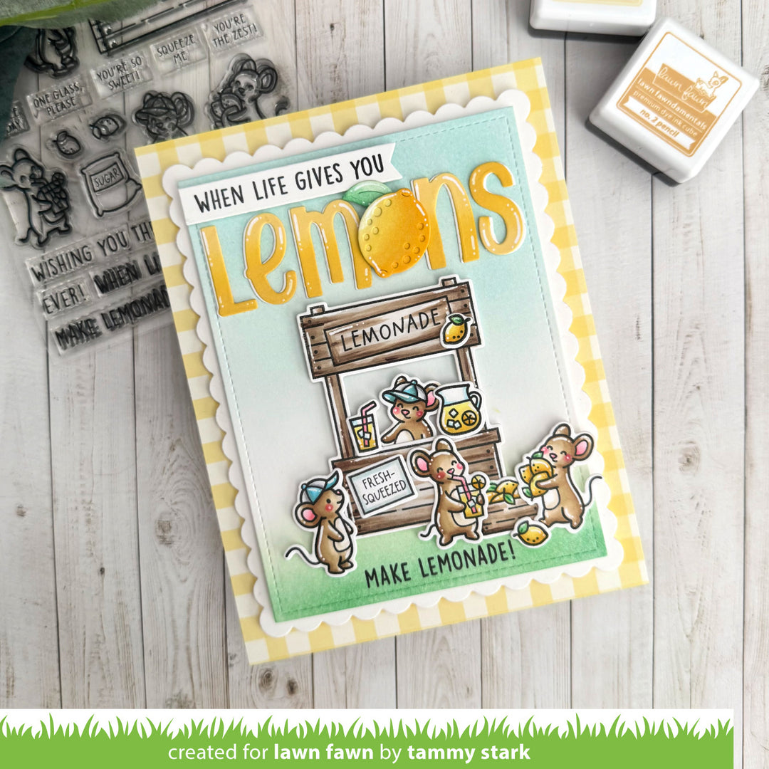 Lawn Fawn - LF4122 - Make Lemonade! Stamp Set