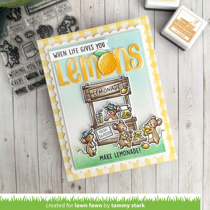 Lawn Fawn - LF4122 - Make Lemonade! Stamp Set