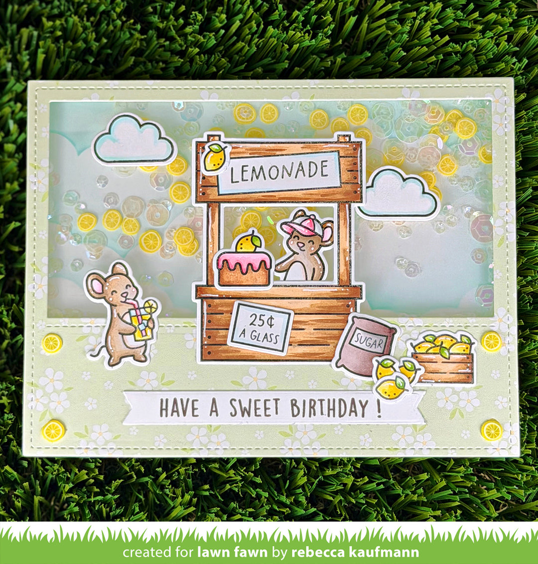 Lawn Fawn - LF4122 - Make Lemonade! Stamp Set