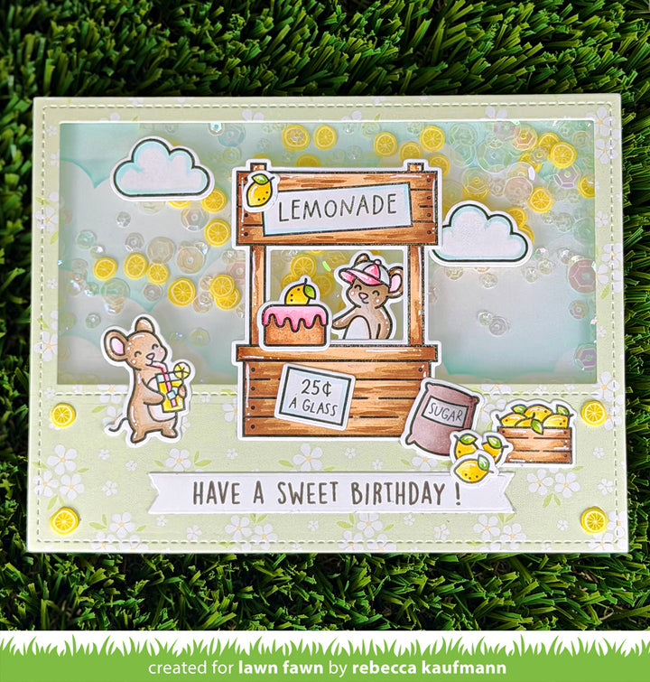 Lawn Fawn - LF4122 - Make Lemonade! Stamp Set