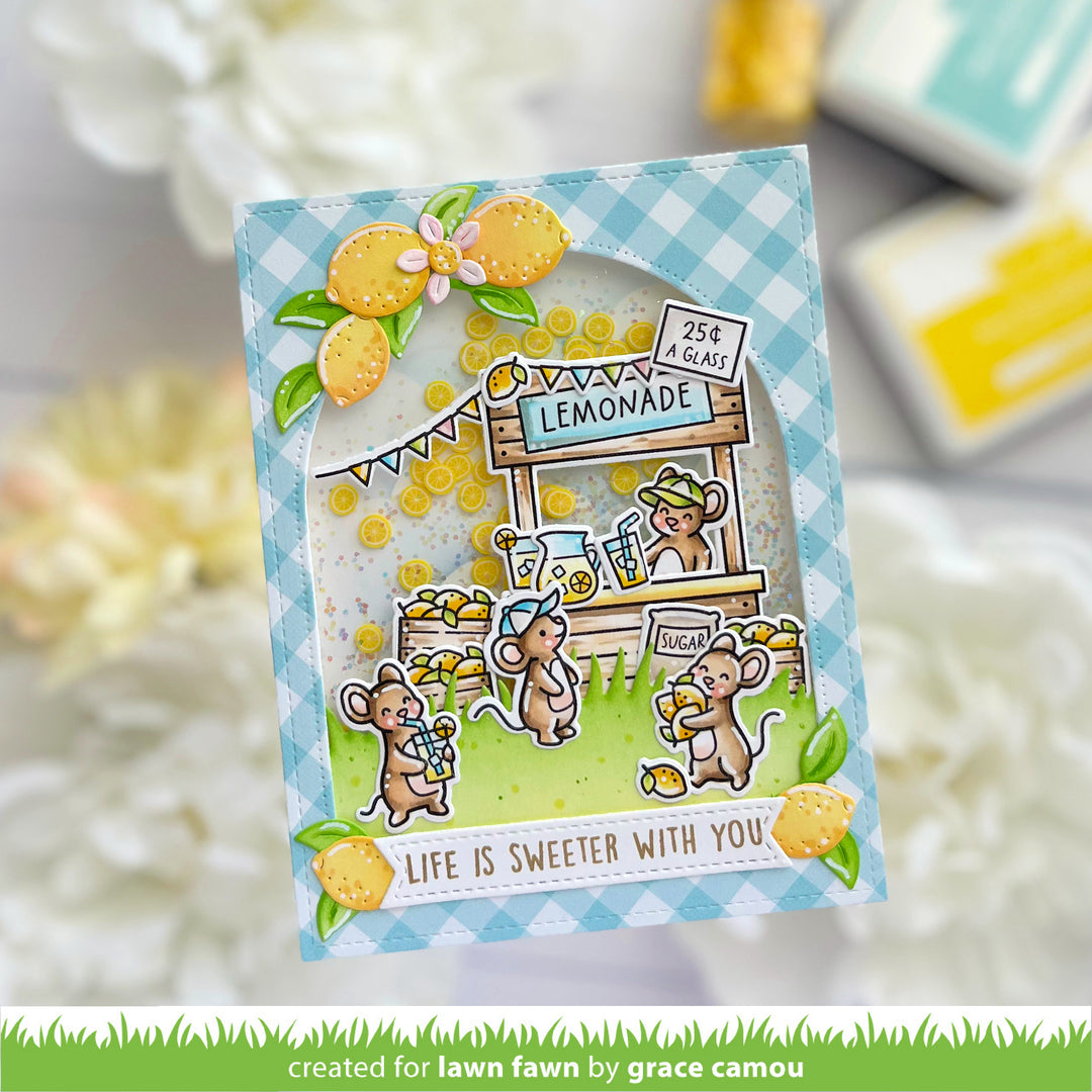Lawn Fawn - LF4122 - Make Lemonade! Stamp Set