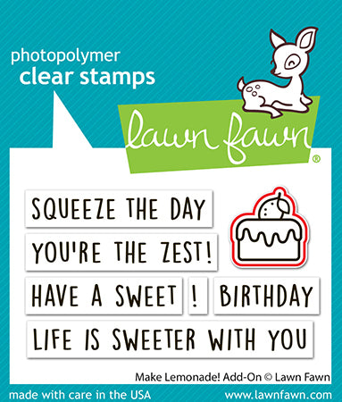Lawn Fawn - LF4126 - Make Lemonade! Add-On Lawn Cuts