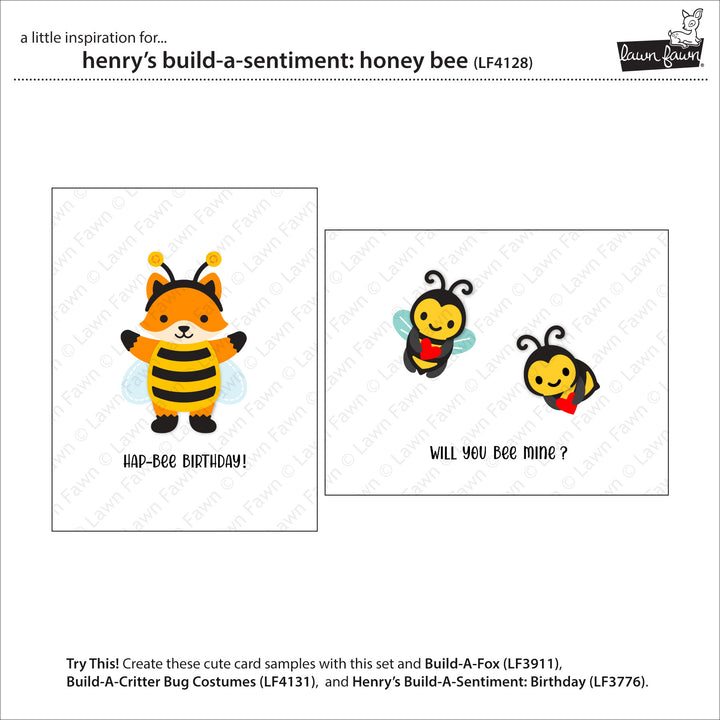 Lawn Fawn - LF4131 - Build-A-Critter Bug Costumes