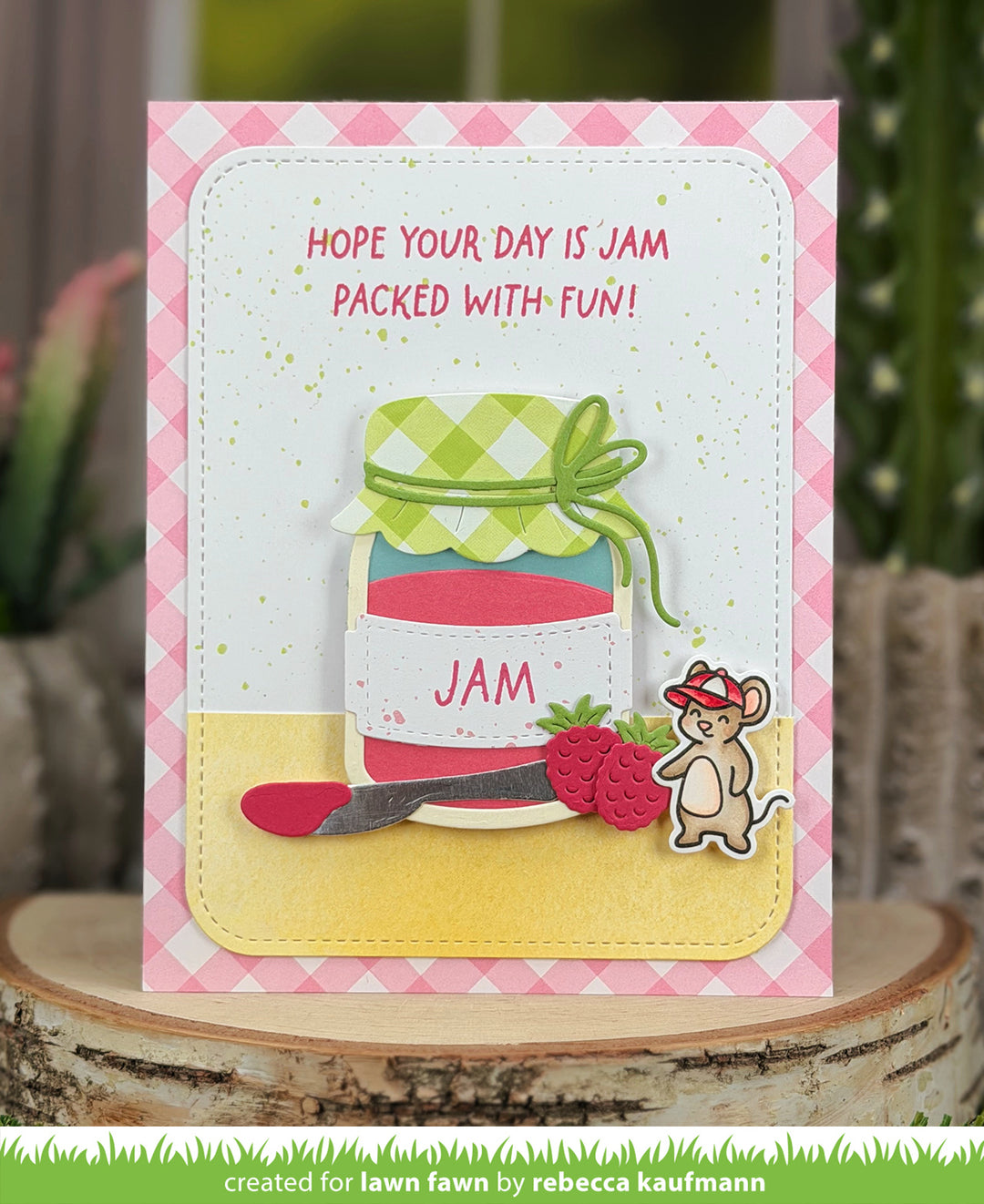 Lawn Fawn - LF4129 - Jam And Honey Sentiments Stamp Set