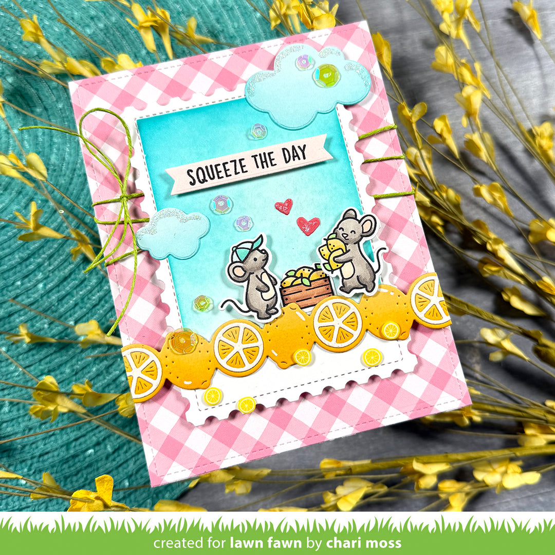 Lawn Fawn - LF4017 - Giddy For Gingham Petite Paper Pack
