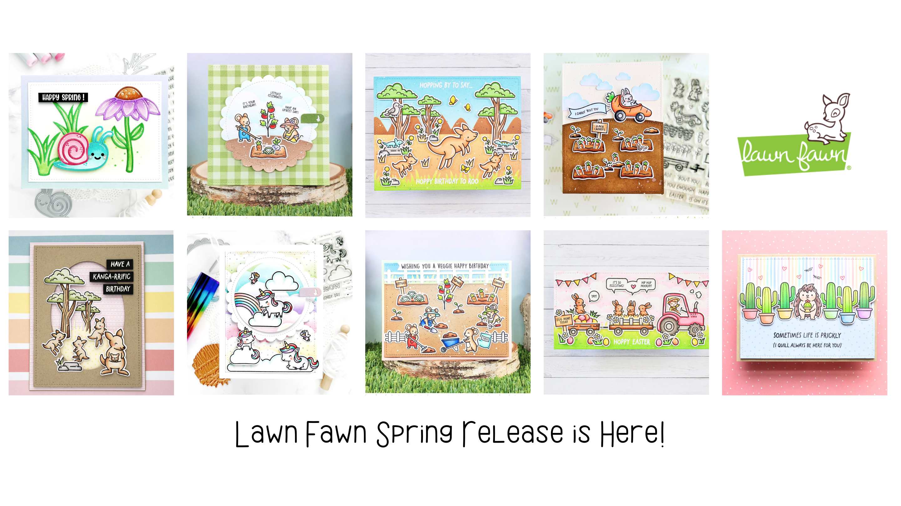 Lawn Fawn Spring Release is out now 