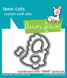Lawn Fawn - LF1555 & LF1556 - Rawr - Stamp and Lawn Cuts Set