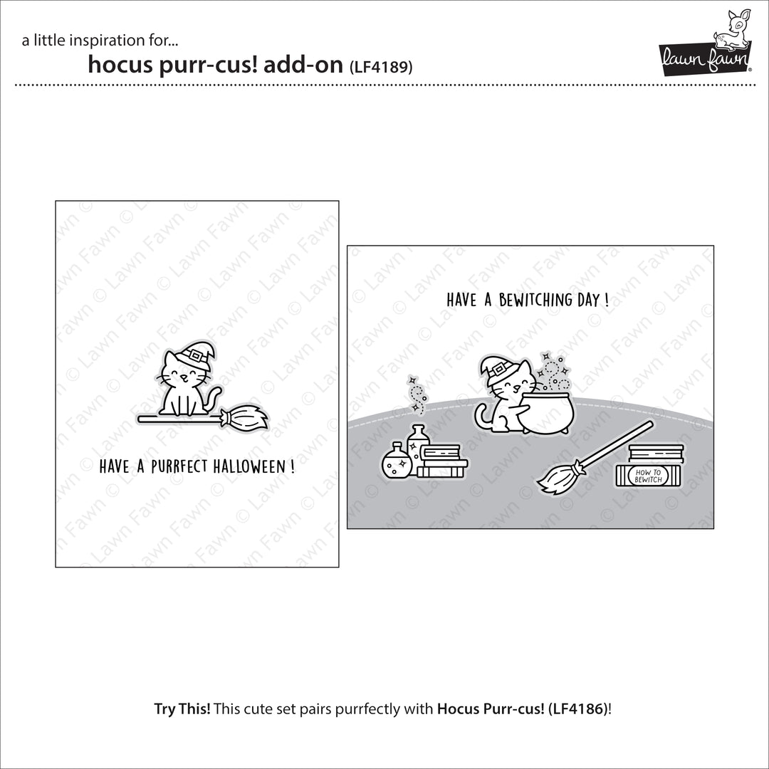 Lawn Fawn - Hocus Purr-Cus! Add-On