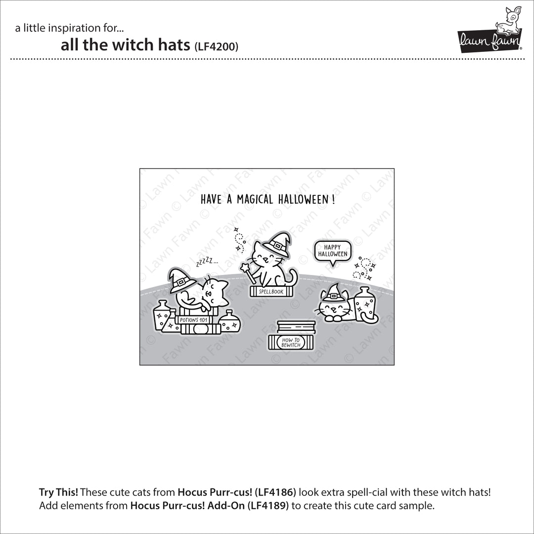 Lawn Fawn - All The Witch Hats