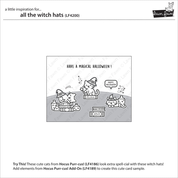 Lawn Fawn - All The Witch Hats