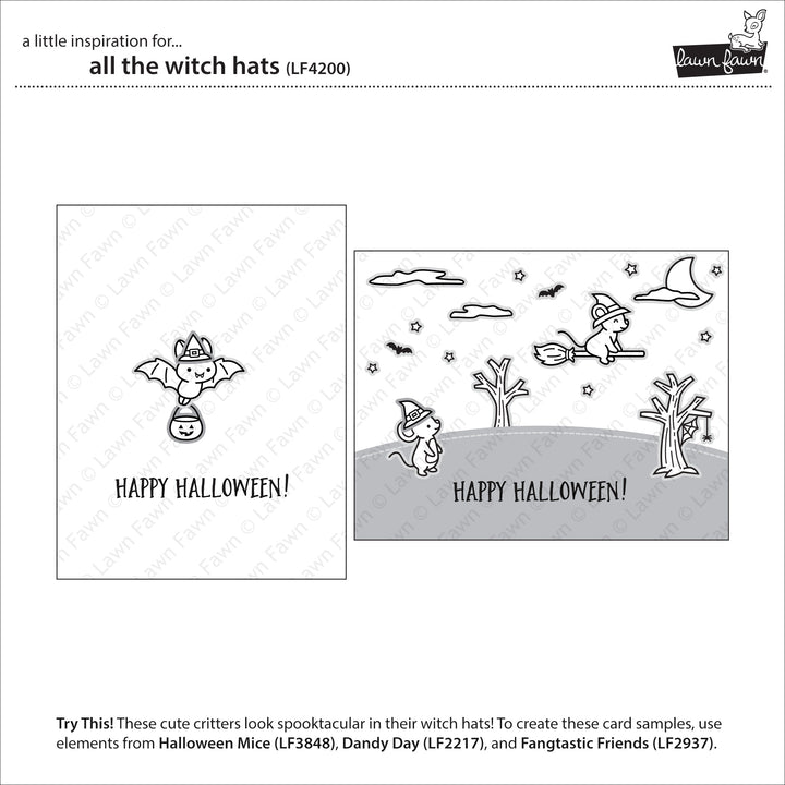 Lawn Fawn - All The Witch Hats