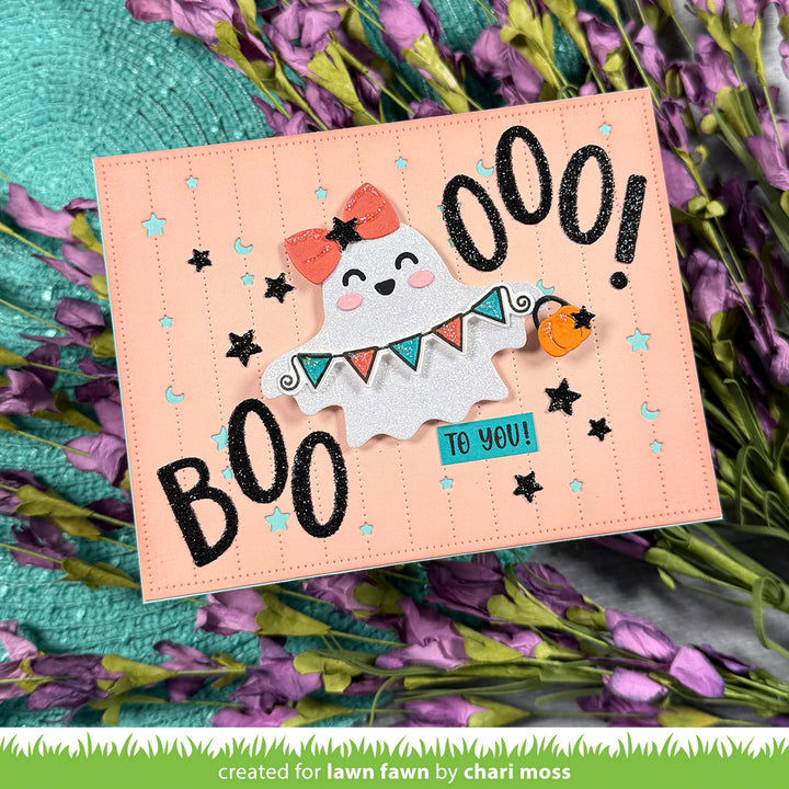 Lawn Fawn - Happy Ghost Tag