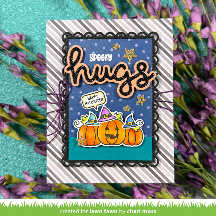 Lawn Fawn - Scripty Hugs Outline Add-On