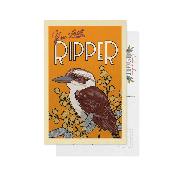 Little Green Mini Creative - Postcard - Kookaburra