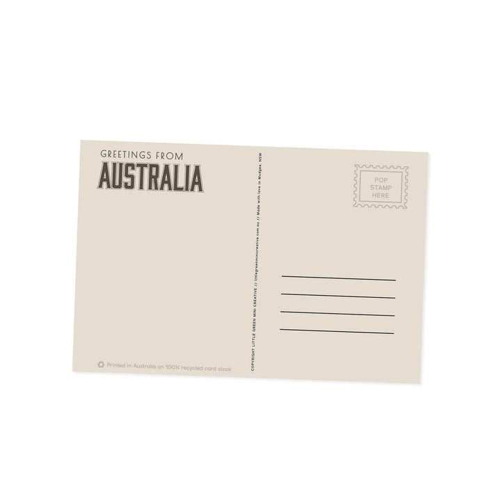 Little Green Mini Creative - Postcard - Birds of Australia