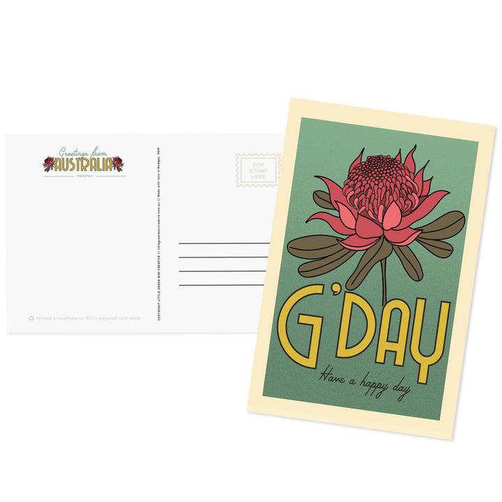 Little Green Mini Creative - Postcard - Waratah