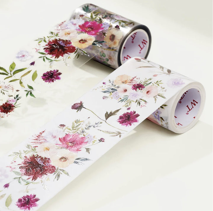 Lovely Garden Wide Washi / PET Tape by the washi tape shop side view