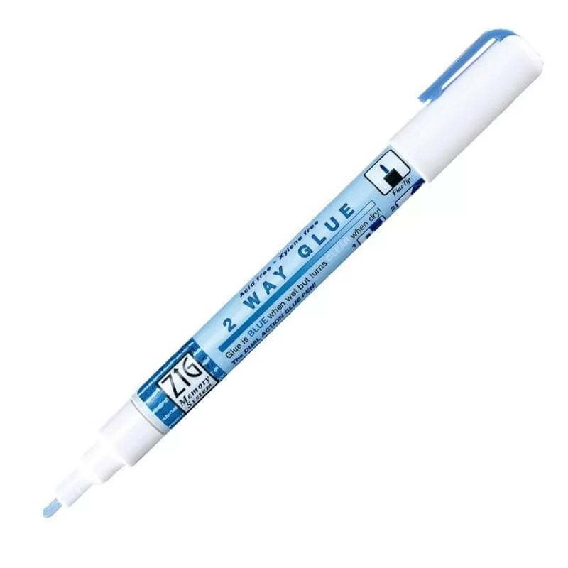 Glue pen with fine felt nib by Zig